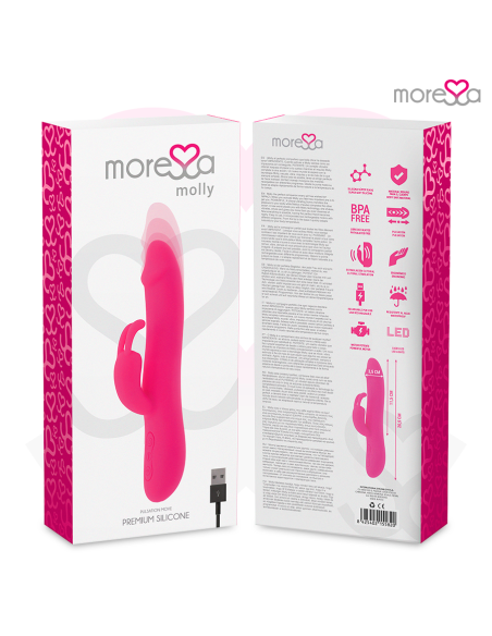 MORESSA MOLLY IMPULSOR UPDOWN Y POTENTE VIBRACION PREMIUM SILICONE RECARGABLE MORESSA MOLLY IMPULSOR UPDOWN Y POTENTE VIBRACION PREMIUM SILICONE RECARGABLE