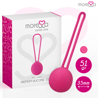 MORESSA OSIAN ONE ENTRENAMIENTO SUELO PELVICO 51gr PREMIUM SILICONA ROSA