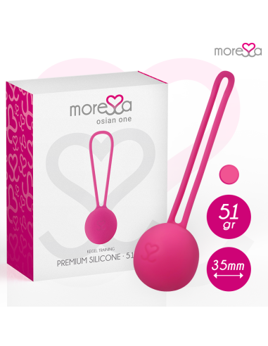 MORESSA OSIAN ONE ENTRENAMIENTO SUELO PELVICO 51gr PREMIUM SILICONA ROSA