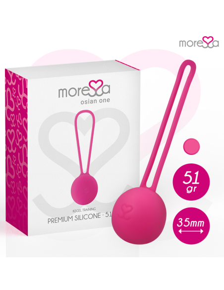MORESSA OSIAN ONE ENTRENAMIENTO SUELO PELVICO 51gr PREMIUM SILICONA ROSA MORESSA OSIAN ONE ENTRENAMIENTO SUELO PELVICO 51gr PREMIUM SILICONA ROSA