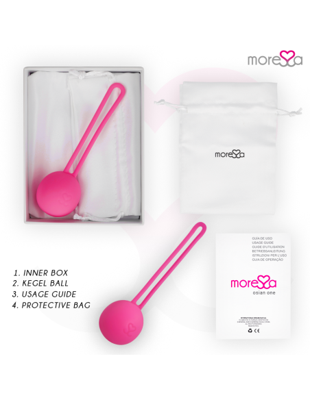 MORESSA OSIAN ONE ENTRENAMIENTO SUELO PELVICO 51gr PREMIUM SILICONA ROSA MORESSA OSIAN ONE ENTRENAMIENTO SUELO PELVICO 51gr PREMIUM SILICONA ROSA