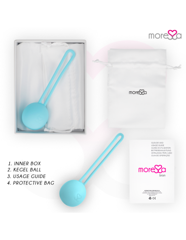 MORESSA OSIAN ONE ENTRENAMIENTO SUELO PELVICO 51gr PREMIUM SILICONA TURQUESA