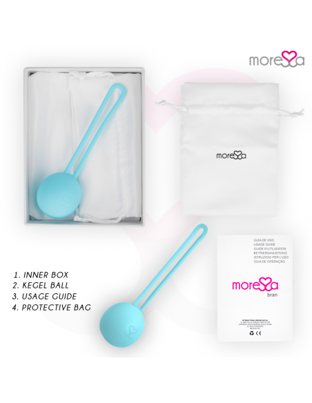 MORESSA OSIAN ONE ENTRENAMIENTO SUELO PELVICO 51gr PREMIUM SILICONA TURQUESA MORESSA OSIAN ONE ENTRENAMIENTO SUELO PELVICO 51gr PREMIUM SILICONA TURQUESA