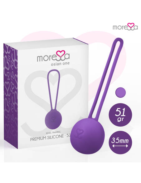 MORESSA OSIAN ONE ENTRENAMIENTO SUELO PELVICO 51gr PREMIUM SILICONA LILA MORESSA OSIAN ONE ENTRENAMIENTO SUELO PELVICO 51gr PREMIUM SILICONA LILA