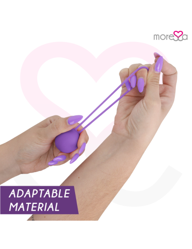 MORESSA OSIAN ONE ENTRENAMIENTO SUELO PELVICO 51gr PREMIUM SILICONA LILA