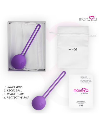 MORESSA OSIAN ONE ENTRENAMIENTO SUELO PELVICO 51gr PREMIUM SILICONA LILA