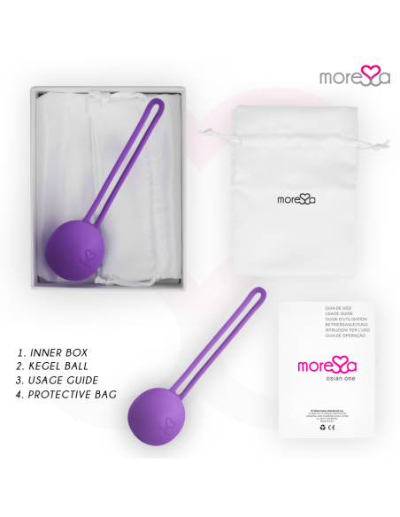 MORESSA OSIAN ONE ENTRENAMIENTO SUELO PELVICO 51gr PREMIUM SILICONA LILA MORESSA OSIAN ONE ENTRENAMIENTO SUELO PELVICO 51gr PREMIUM SILICONA LILA