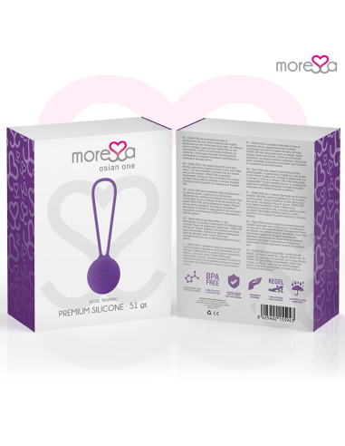 MORESSA OSIAN ONE ENTRENAMIENTO SUELO PELVICO 51gr PREMIUM SILICONA LILA