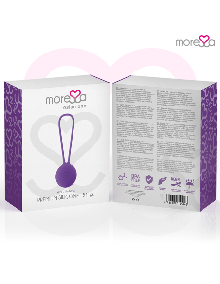MORESSA OSIAN ONE ENTRENAMIENTO SUELO PELVICO 51gr PREMIUM SILICONA LILA MORESSA OSIAN ONE ENTRENAMIENTO SUELO PELVICO 51gr PREMIUM SILICONA LILA