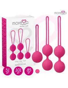 MORESSA OSIAN SET PREMIUM SILICONA ROSA Osian One 51 g Osian Two 101 g Osian Three 85 g