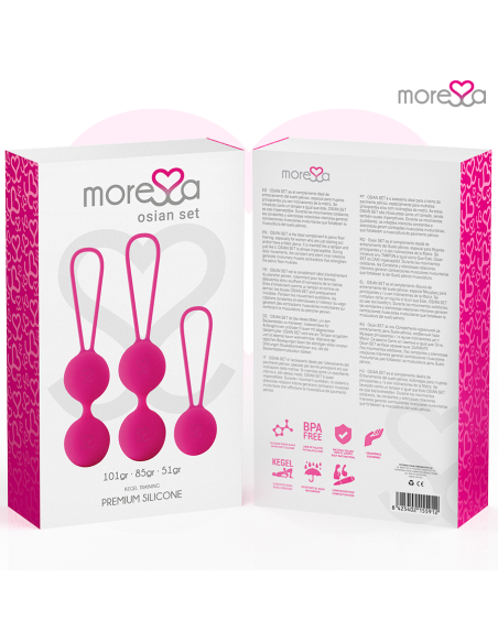 MORESSA OSIAN SET PREMIUM SILICONA ROSA Osian One 51 g Osian Two 101 g Osian Three 85 g MORESSA OSIAN SET PREMIUM SILICONA ROSA Osian One 51 g Osian Two 101 g Osian Three 85 g