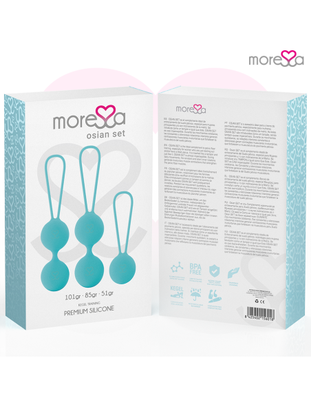 MORESSA OSIAN SET Osian One 51 Gr Osian Two 101 Gr Osian Three 85 gr PREMIUM SILICONA TURQUESA MORESSA OSIAN SET Osian One 51 Gr Osian Two 101 Gr Osian Three 85 gr PREMIUM SILICONA TURQUESA