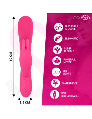 MORESSA TELMO TICKLING CLITORIAL PREMIUM SILICONE RECARGABLE