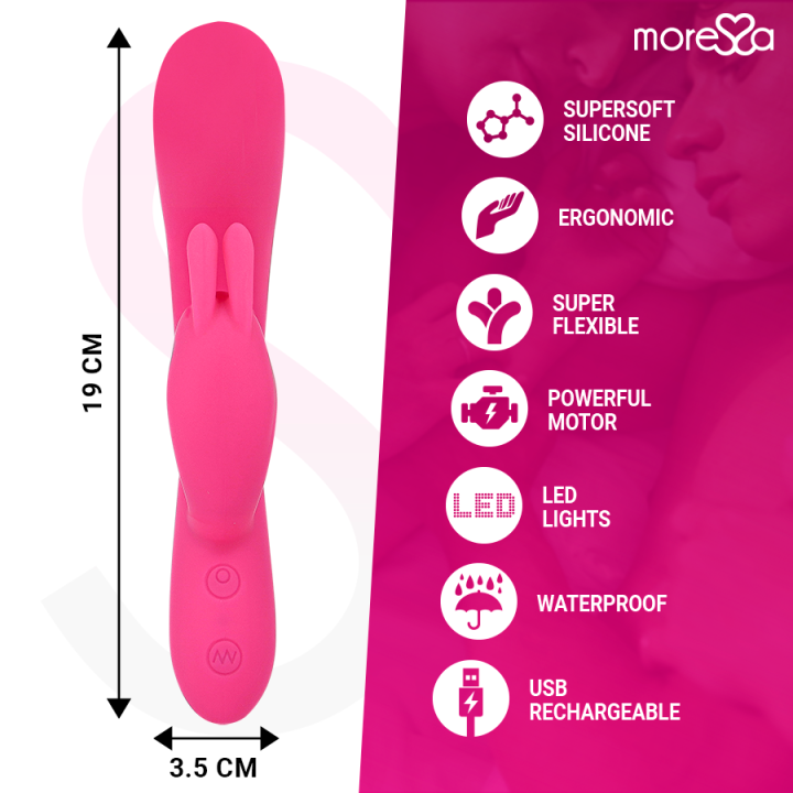 MORESSA TELMO TICKLING CLITORIAL PREMIUM SILICONE RECARGABLE