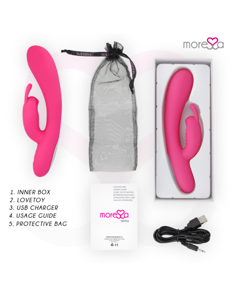 MORESSA TELMO TICKLING CLITORIAL PREMIUM SILICONE RECARGABLE MORESSA TELMO TICKLING CLITORIAL PREMIUM SILICONE RECARGABLE
