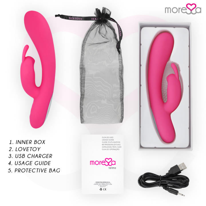 MORESSA TELMO TICKLING CLITORIAL PREMIUM SILICONE RECARGABLE