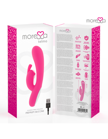 MORESSA TELMO TICKLING CLITORIAL PREMIUM SILICONE RECARGABLE MORESSA TELMO TICKLING CLITORIAL PREMIUM SILICONE RECARGABLE