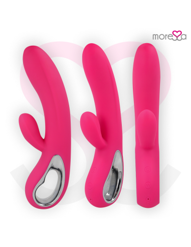 MORESSA TROY MASAJEADOR PUNTO G Y CLITORIS PREMIUM SILICONE RECARGABLE