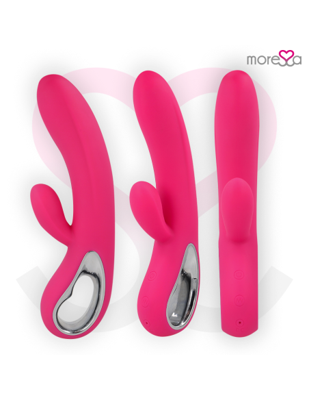 MORESSA TROY MASAJEADOR PUNTO G Y CLITORIS PREMIUM SILICONE RECARGABLE MORESSA TROY MASAJEADOR PUNTO G Y CLITORIS PREMIUM SILICONE RECARGABLE