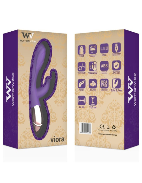 WOMANVIBE VIORA VIBRADOR RECARGABLE SILICONA WOMANVIBE VIORA VIBRADOR RECARGABLE SILICONA