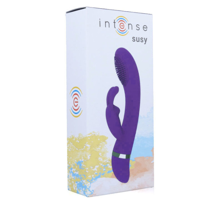 INTENSE SUSY VIBRADOR OSCILANTE SILICONA RABBIT LILA