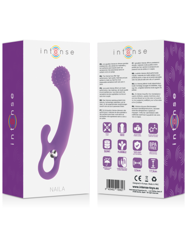 INTENSE NAILA VIBRATING SILICONE LILA