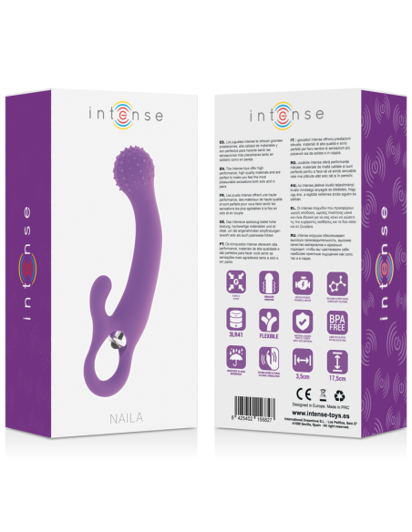 INTENSE NAILA VIBRATING SILICONE LILA INTENSE NAILA VIBRATING SILICONE LILA