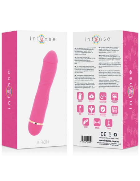 INTENSE AIRON 20 SPEEDS SILICONE ROSA INTENSE AIRON 20 SPEEDS SILICONE ROSA