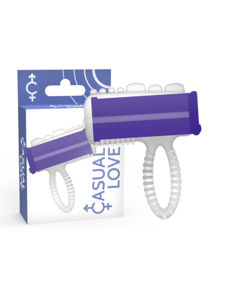 CASUAL LOVE RING VIBRADOR LENGUA LILA CASUAL LOVE RING VIBRADOR LENGUA LILA