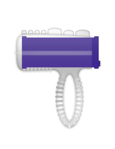CASUAL LOVE RING VIBRADOR LENGUA LILA