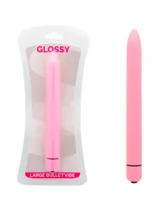 GLOSSY SLIM VIBRADOR ROSA