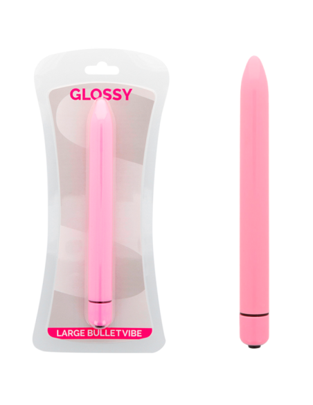 GLOSSY SLIM VIBRADOR ROSA GLOSSY SLIM VIBRADOR ROSA
