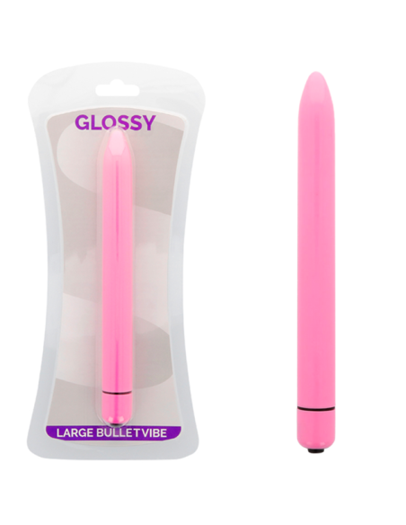GLOSSY SLIM VIBRADOR ROSA INTENSO GLOSSY SLIM VIBRADOR ROSA INTENSO