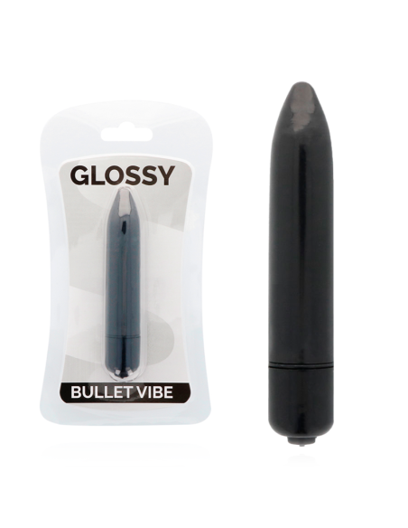 GLOSSY THIN VIBRADOR NEGRO GLOSSY THIN VIBRADOR NEGRO