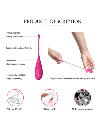 LESLIE KEGEL FIT ENTREGADOR SUELO PELVICO 6 PESOS