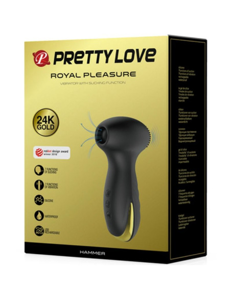 PRETTY LOVE SMART HAMMER VIBRACION Y ONDAS ESTIMULADORAS PRETTY LOVE SMART HAMMER VIBRACION Y ONDAS ESTIMULADORAS