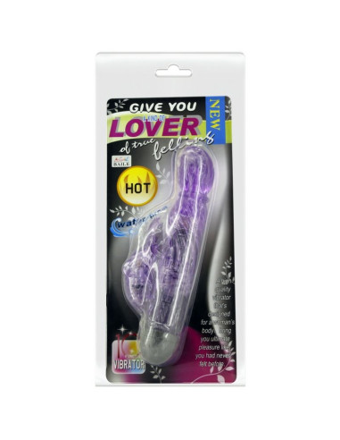 BAILE GIVE YOU A KIND OF LOVER VIBRADOR CON RABBIT LILA 10 MODOS