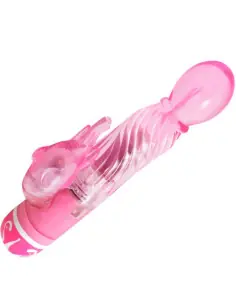 BAILE VIBRADOR MULTIVELOCIDAD CON ESTIMULADOR ROSA 2