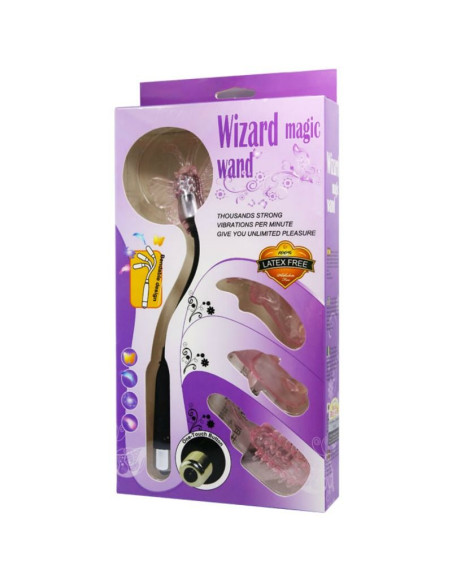 BAILE WIZARD MAGIC WAND ESTIMULADOR CON VIBRACION BAILE WIZARD MAGIC WAND ESTIMULADOR CON VIBRACION