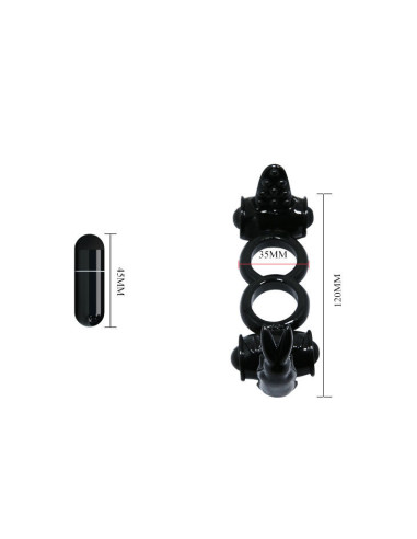 BAILE SWEET RING ANILLO DOBLE CON RABBIT DOBLE