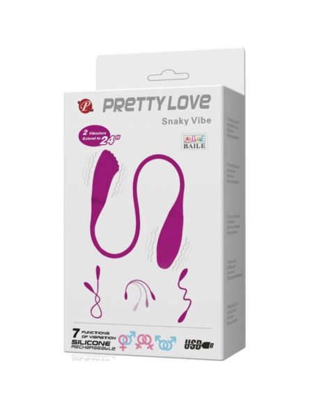 PRETTY LOVE SMART SNAKY VIBE VIBRADOR 2 MOTORES