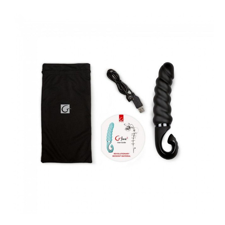 G VIBE G JACK 2 DILDO VIBRADOR NEGRO