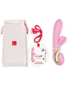 G VIBE G RABBIT VIBRADOR CONEJITO RAMPANTE ROSA 2