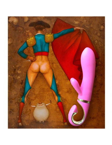 G VIBE G RABBIT VIBRADOR CONEJITO RAMPANTE ROSA