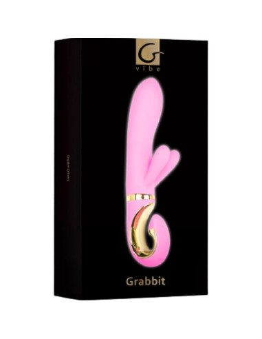 G VIBE G RABBIT VIBRADOR CONEJITO RAMPANTE ROSA