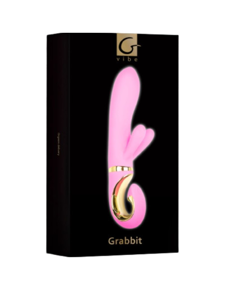 G VIBE G RABBIT VIBRADOR CONEJITO RAMPANTE ROSA