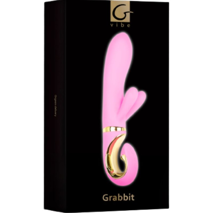 G VIBE G RABBIT VIBRADOR CONEJITO RAMPANTE ROSA