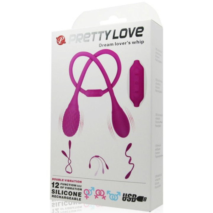 PRETTY LOVE ESTIMULADOR UNISEX DREAM LOVERS WHIP 2