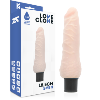 LOVECLONE SVEN VIBRADOR REALISTICO SELF LUBRICATION 185 CM O 33 CM