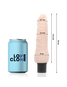 LOVECLONE SVEN VIBRADOR REALISTICO SELF LUBRICATION 185 CM O 33 CM 2